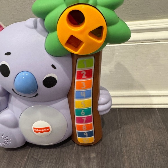Fisher-Price Linkimals Purple Counting Koala with Green Electronic Learning Toy - Picture 2 of 6